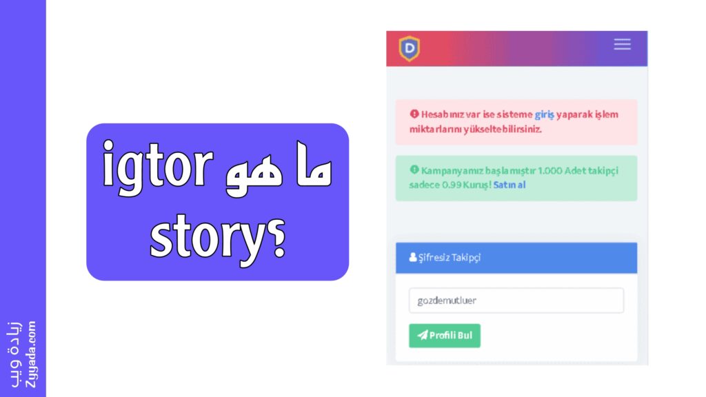 ما هو igtor story؟